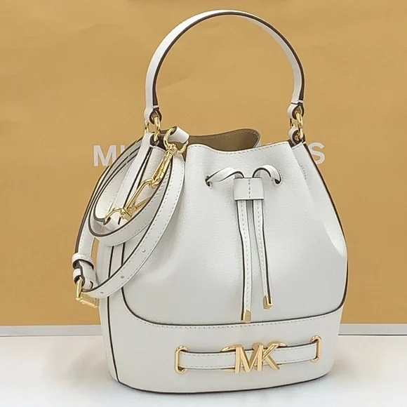 MICHAEL KORS
Reed Medium Pebbled Leather Bucket Bag Satchel Crossbody Handbag - Picture 2 of 16